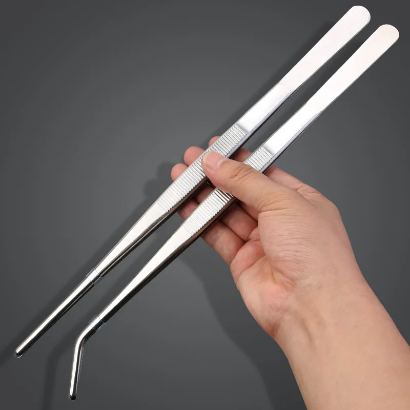 Feeding Tong Stainless - Pinça de cotovelo de aço multifuncional