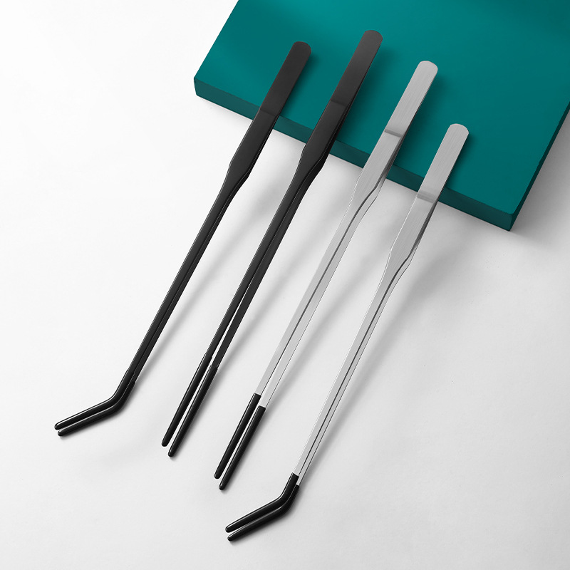 Pinça Longa de Aço Inoxidável  - Feeding Tong Stainless avaliação e preço