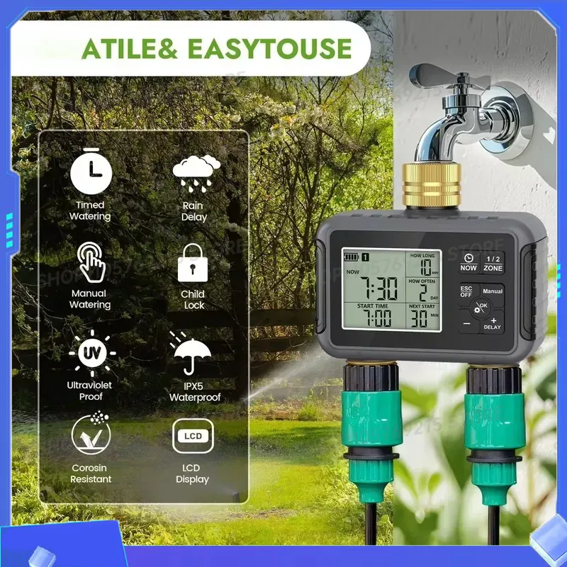Controlador de Irrigação Intel - Timer Dual Outlet avaliação e preço